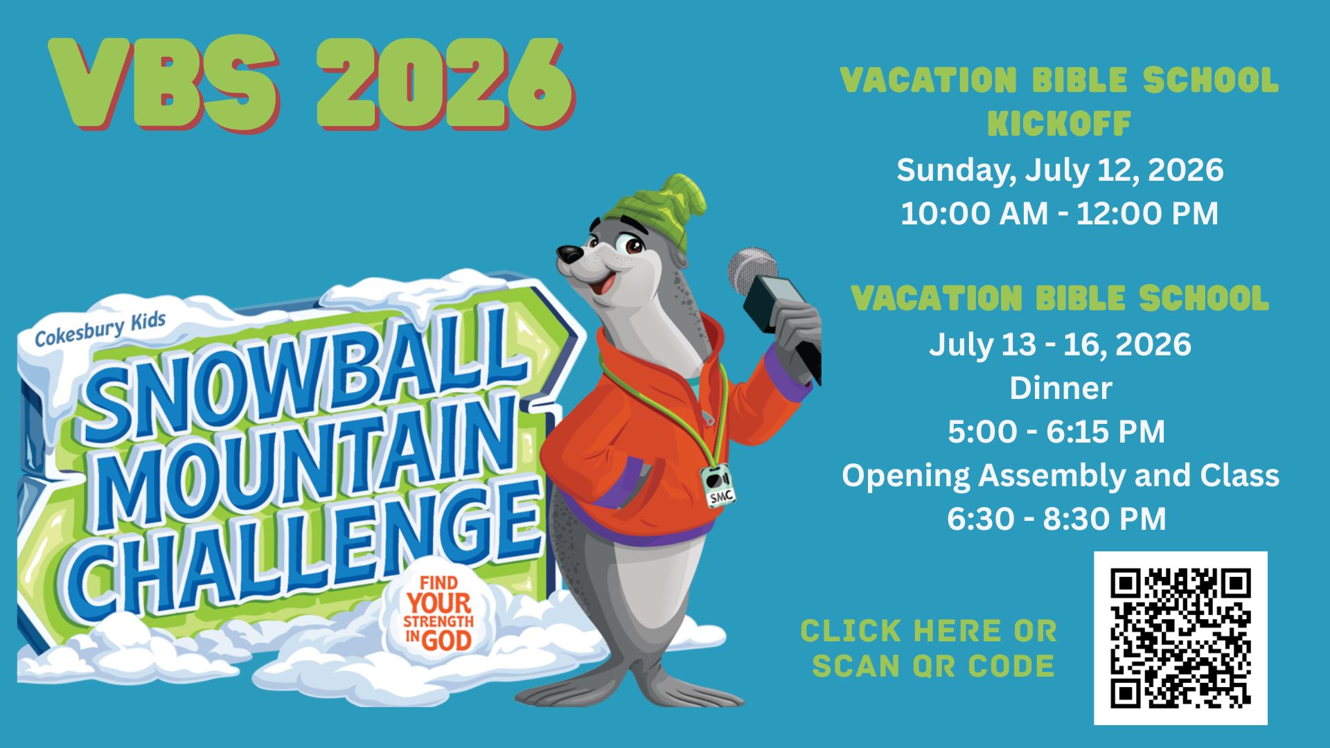 Vacation Bible School Registration